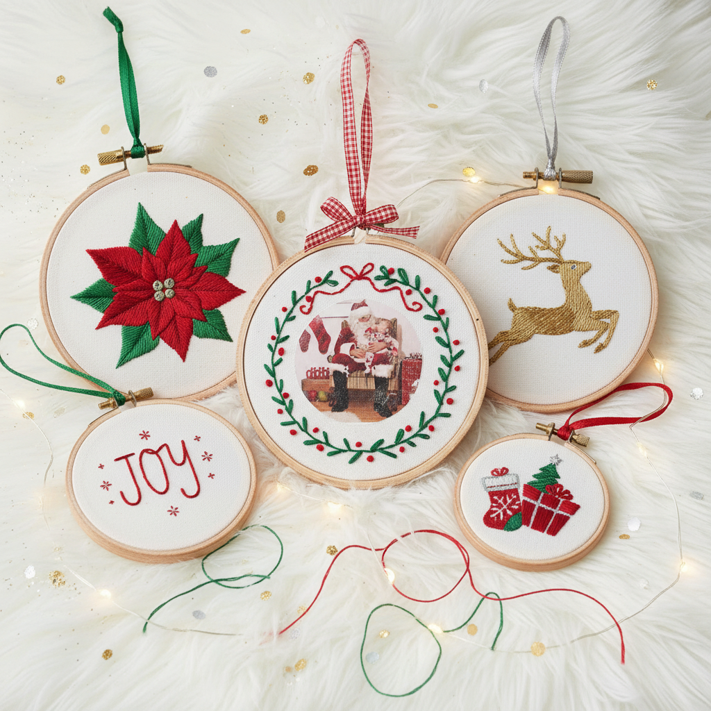 Embroidered Ornaments