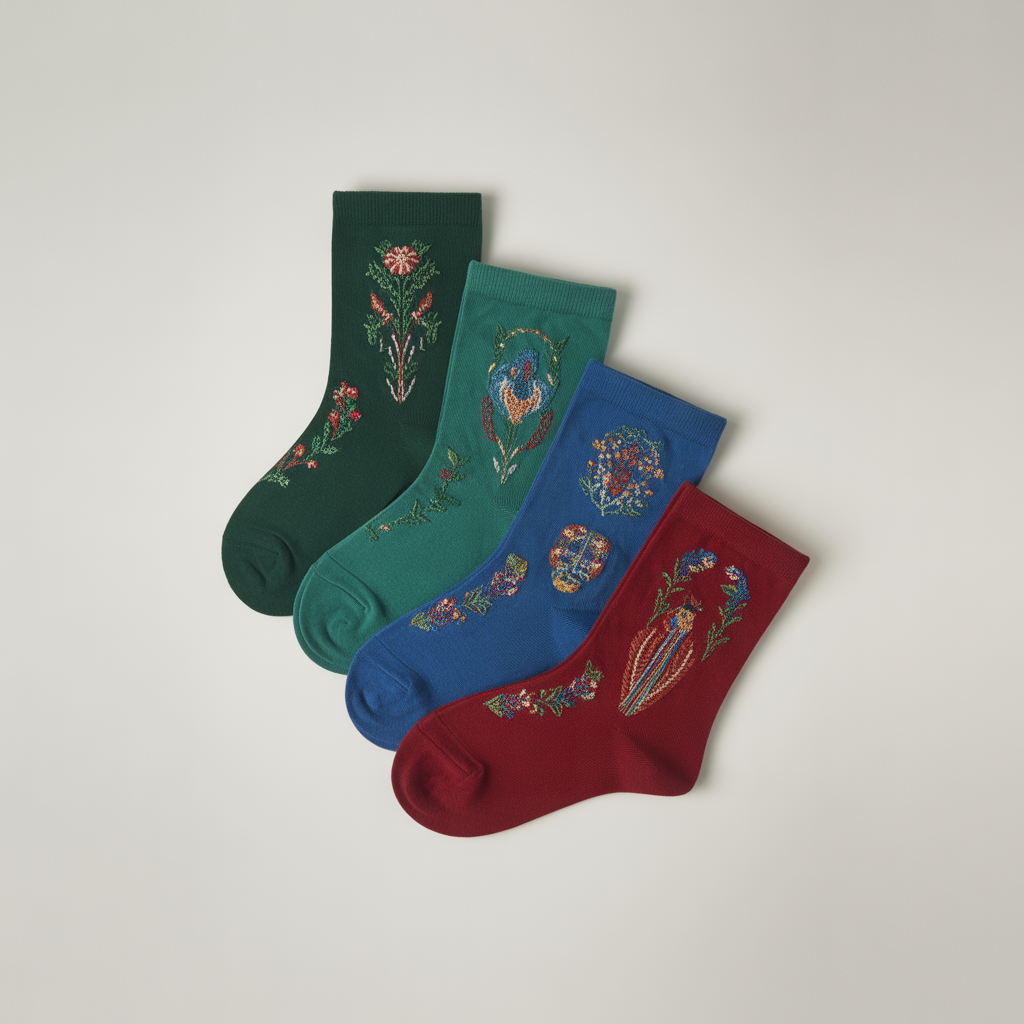 Embroidered Socks
