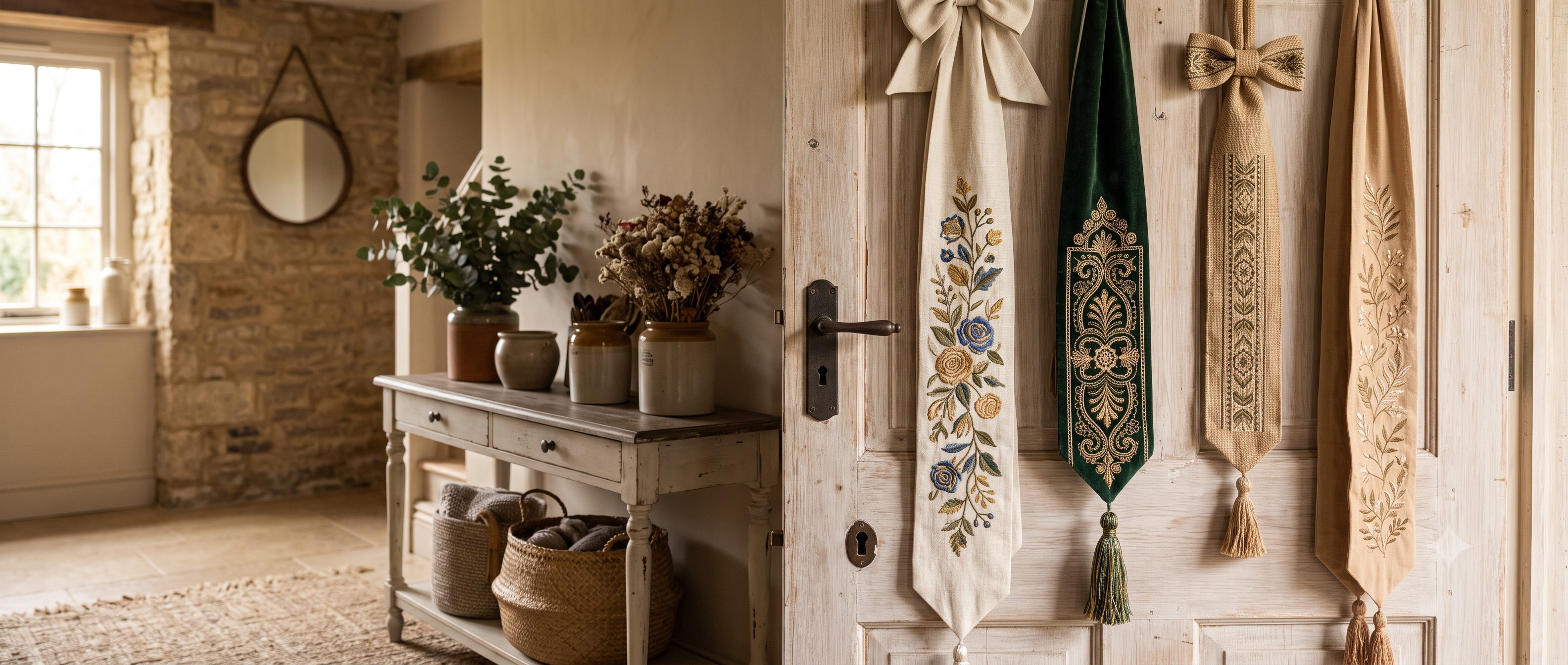 Embroidered Sash