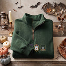 Embroidered Halloween Framed Portrait Shirt Spooky Fall Gift for Women-7