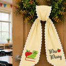 Custom Teacher Wreath Sash Bookworm Classroom Door Decor-10