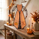 Custom Monogram Fall Pumpkin Stripe Wreath Sash Front Door Decor Host Gift-17