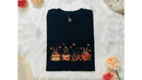Embroidered Black Cat Teacup Apparel - Cozy Autumn Gift for Pet Lovers-3