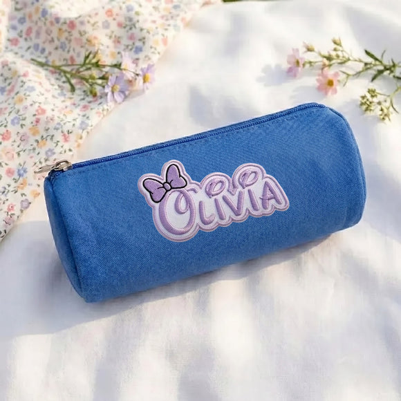 Custom Magical Font Name Embroidered Patch Iron On Kids Jackets Bags