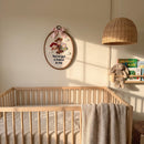 Personalized Toy Nursery Hoop Embroidery Wall Decor Gift for Baby Room-3