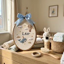 Personalized Whale & Hot Air Balloon Nursery Hoop Wall Art for Baby-5