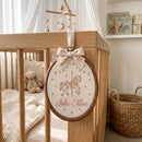 Personalized Carousel Horse Nursery Wall Decor Baby Girl Gift Hoop-5