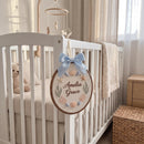 Custom Ocean Nursery Embroidery Hoop Sign Coastal Baby Shower Gift-5
