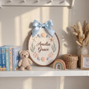 Custom Ocean Nursery Embroidery Hoop Sign Coastal Baby Shower Gift-6