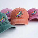Rainbow Raccoon We Pride At Dawn Embroidered Hat | LGBTQ Adult Gift-7