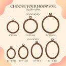Personalized Rainbow Embroidery Hoop Nursery Decor Gift for Baby Girl-7