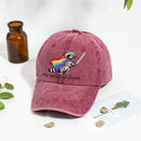 Rainbow Raccoon We Pride At Dawn Embroidered Hat | LGBTQ Adult Gift-8