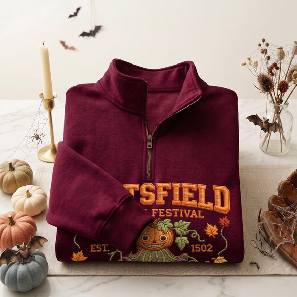 Pottsfield Harvest Festival Pumpkin Shirt Cozy Fall Wear Spooky Lovers