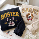Custom Embroidered Pet Portrait Shirt - Personalized Dog Owner Gift-11