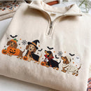 Embroidered Halloween Dachshund Sweatshirt Spooky Dog Lover Cozy Gift-10