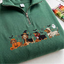Embroidered Halloween Dachshund Sweatshirt Spooky Dog Lover Cozy Gift-11