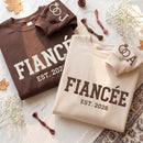 Custom Embroidered Fiancé Fiancée Est 2026 Engagement Gift For Couples-3