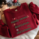 Embroidered Christmas Hot Cocoa Sweatshirt Cozy Holiday Gift for Women Men-5