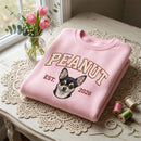Custom Embroidered Pet Portrait Shirt - Personalized Dog Owner Gift-3