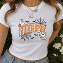 Ghost Nurse Embroidered Halloween Sweatshirt Cozy Apparel Medical Gift-5