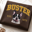 Custom Embroidered Pet Portrait Shirt - Personalized Dog Owner Gift-4