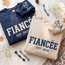 Custom Embroidered Fiancé Fiancée Est 2026 Engagement Gift For Couples-6