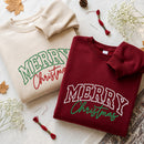 Embroidered Merry Christmas Shirt | Festive Holiday Wear for Family-7