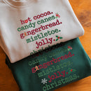 Embroidered Christmas Hot Cocoa Sweatshirt Cozy Holiday Gift for Women Men-9