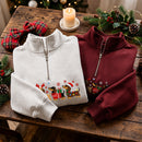 Embroidered Christmas Dachshund Sweatshirt Cute Holiday Dog Lover Gift-9