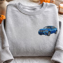 Custom Photo Embroidered Car Sweatshirt | Great Gift for Auto Owners-5