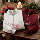 Personalized Candy Cane Embroidered Xmas Name Sweatshirt Family Gift-8
