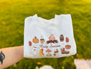 Cozy Season Embroidered Fall Hoodie Warm Outfit Gift for Autumn Lovers-2
