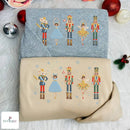 Nutcracker Ballet Embroidered Christmas Jumper Festive Gift for Women-3