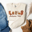 Embroidered Autumn Vibes Hoodie | Warm Cozy Fall Gift For Book Lovers-2