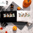 Cute Wizard Ghosts Embroidered Halloween Sweatshirt Potterhead Gift-3
