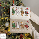 Embroidered Jolly Goose Christmas Sweatshirt Cozy Festive Apparel Gift-4