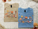 Cozy Season Pumpkin Ghost Embroidered Sweatshirt Warm Fall Gift Women-3