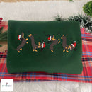 Embroidered Christmas Dachshund Shirt Cozy Xmas Gift for Dog Lovers-6