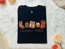 Embroidered Autumn Vibes Hoodie | Warm Cozy Fall Gift For Book Lovers-5