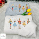 Nutcracker Ballet Embroidered Christmas Jumper Festive Gift for Women-7