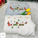 Embroidered Dachshund Christmas Shirt Festive Holiday Gift Dog Lovers-7