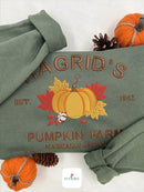 Hagrid's Pumpkin Farm Embroidered Sweatshirt Cozy Fall Gift Book Lovers-6