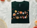 Cozy Season Pumpkin Ghost Embroidered Sweatshirt Warm Fall Gift Women-7
