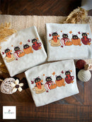Embroidered Fall Cats Teacup Cozy Apparel Gift for Pet Lovers-7