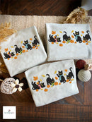 Embroidered Autumn Black Cats Cozy Fall Apparel for Pet Lovers-7