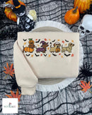 Embroidered Halloween Dachshund Sweatshirt Cute Fall Dog Lover Gift-8
