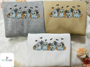 Spooky Cute Pumpkin Cat Embroidered Apparel for Lovers Halloween Cozy-2