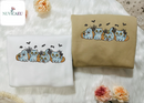 Spooky Cute Pumpkin Cat Embroidered Apparel for Lovers Halloween Cozy-12