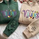 Embroidered Villains Sweatshirt Cozy Halloween Gift for Disney Fans-7