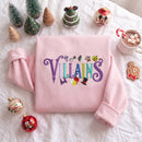 Embroidered Villains Sweatshirt Cozy Halloween Gift for Disney Fans-8